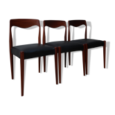 Series of 3 chairs Niels Otto Moller