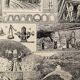 Lithography engraving on minerals and mines from 1928