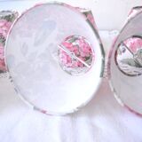 Set of 6 hydrangea lampshades