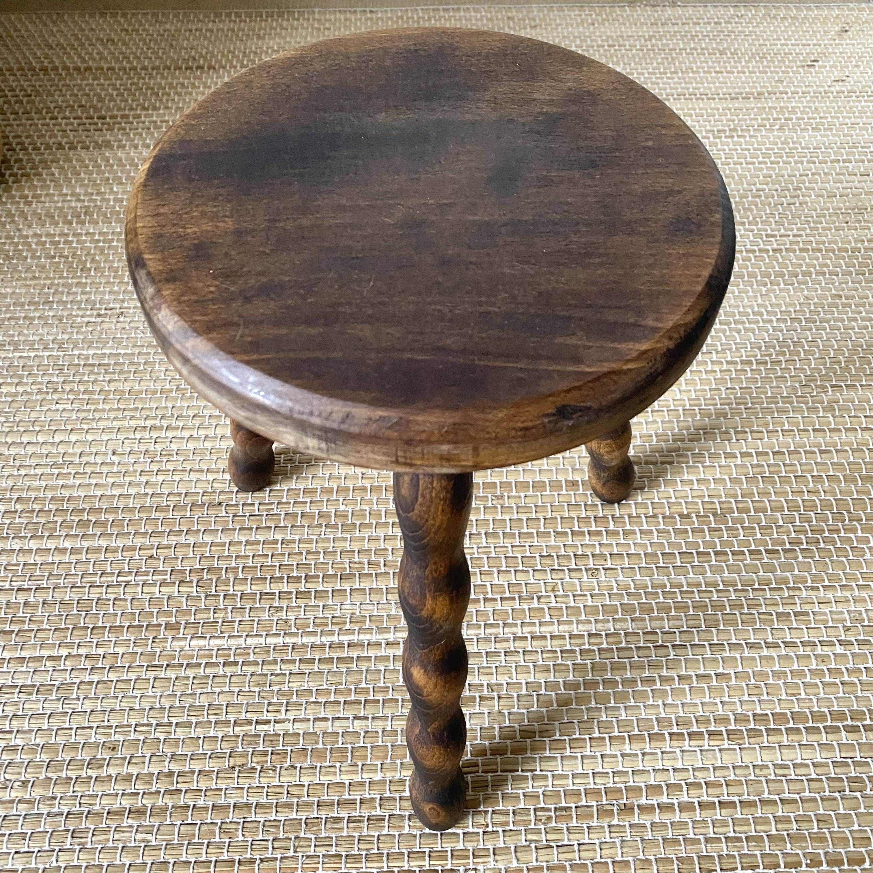 Vintage tripod stool