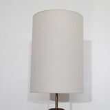 Scandinavian teak monoxyl lamp 1960
