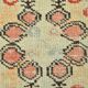 Tapis Couloir Vintage Patiné – Tons Corail, Crème & Vert Sauge, 85x352 Cm