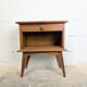 Table de chevet vintage aux pieds compas