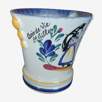 Vase d'inspiration bretonne