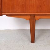 Danish design teak highboard, 1960s