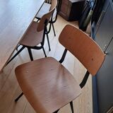 Hay - Pyramid table and bench + 3 Result chairs