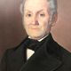 Portrait d’homme huile sur toile 19e
