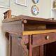 Counter, reception furniture in solid wood early twentieth century