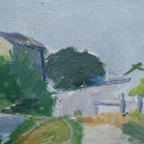 Brita Af Klercker, Swedish painting, 1952, Oil on canvas, Framed