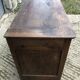 Antique Louis XV low chestnut sideboard with 2 doors and 1 drawer.