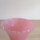 Vase opaline rose