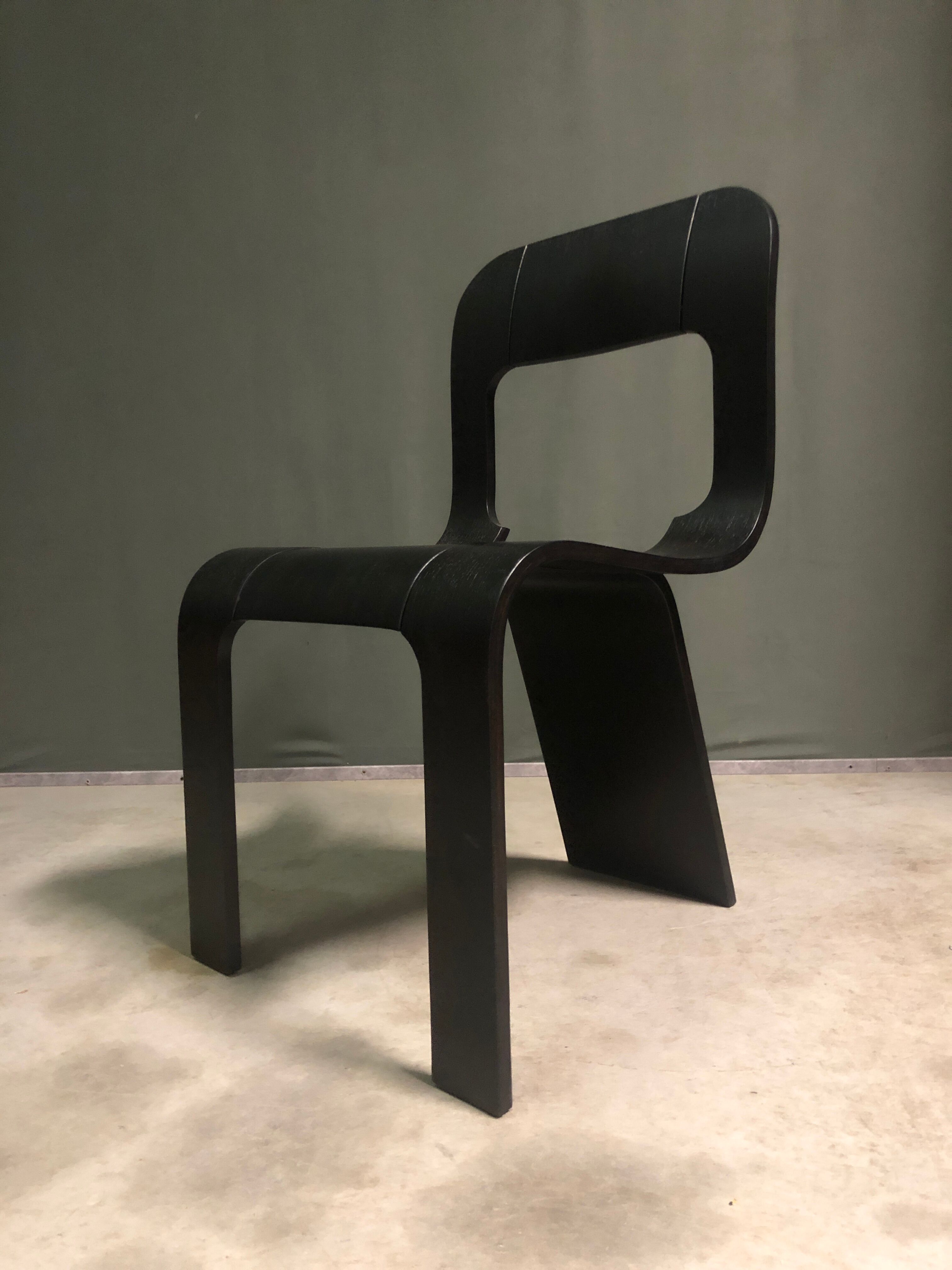 Set de 4 chaises par Gigi Sabadin années 1970
