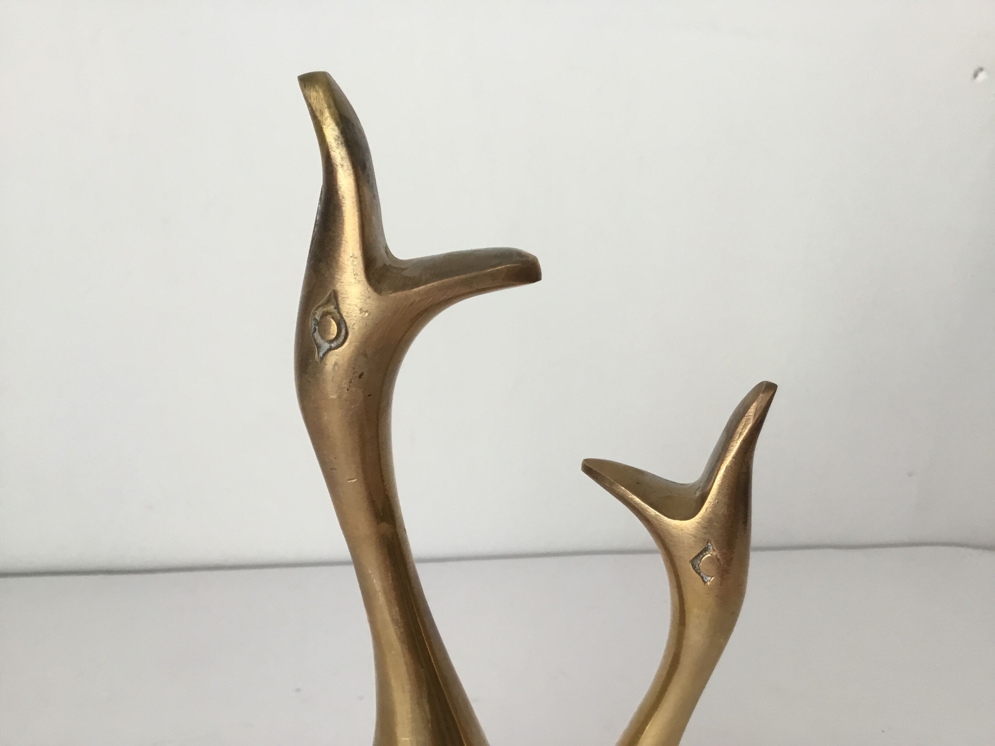 Couple of brass ducks