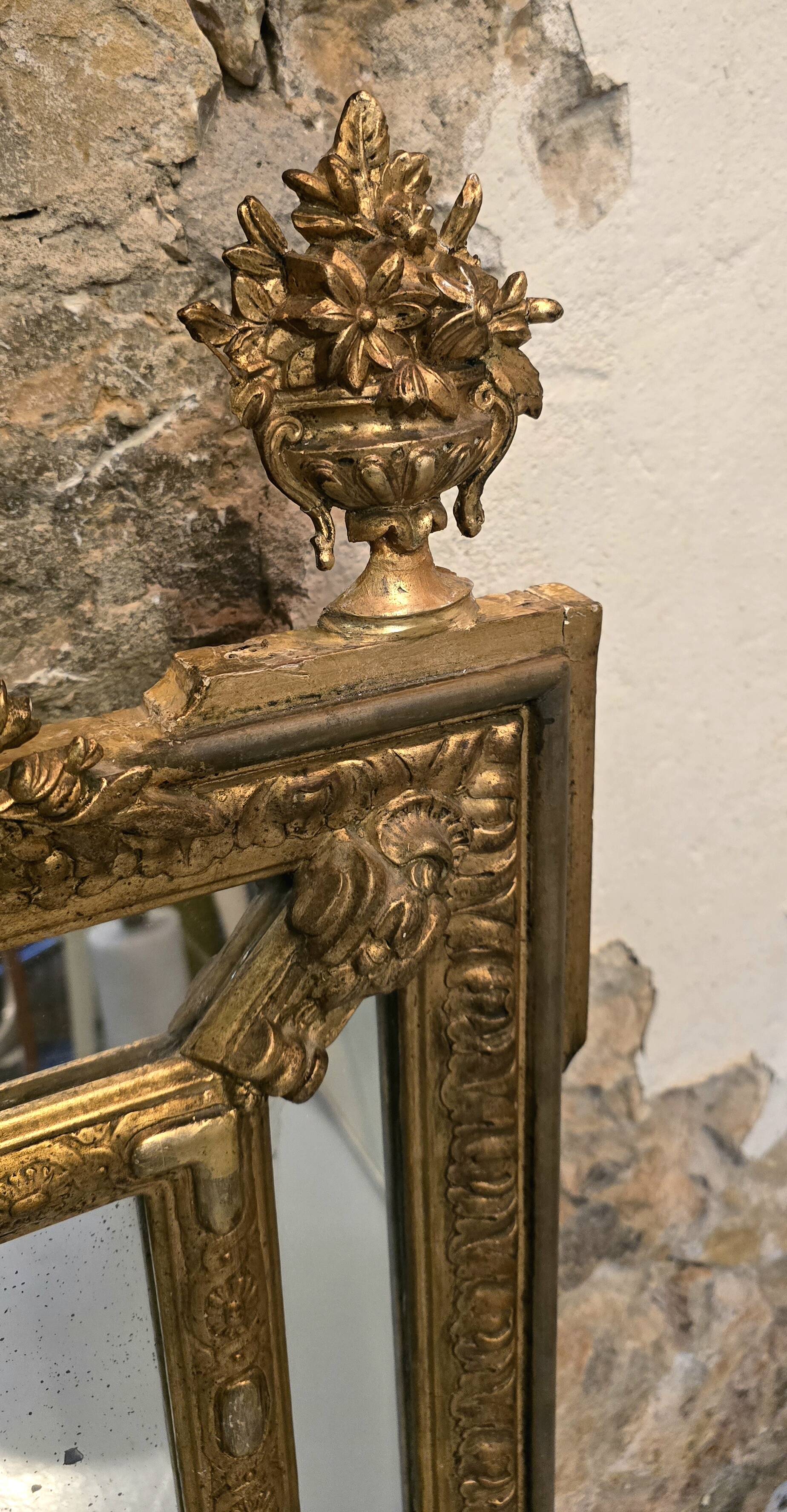 Mirror with parcloses, Napoléon III period