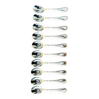 Christofle Malmaison 10 ice cream spoons, sorbet 13 cm excellent condition