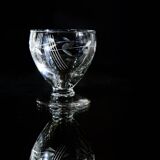Verres ciselées avec leur carafe