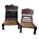 Pair of traditional low chairs, Indonesia