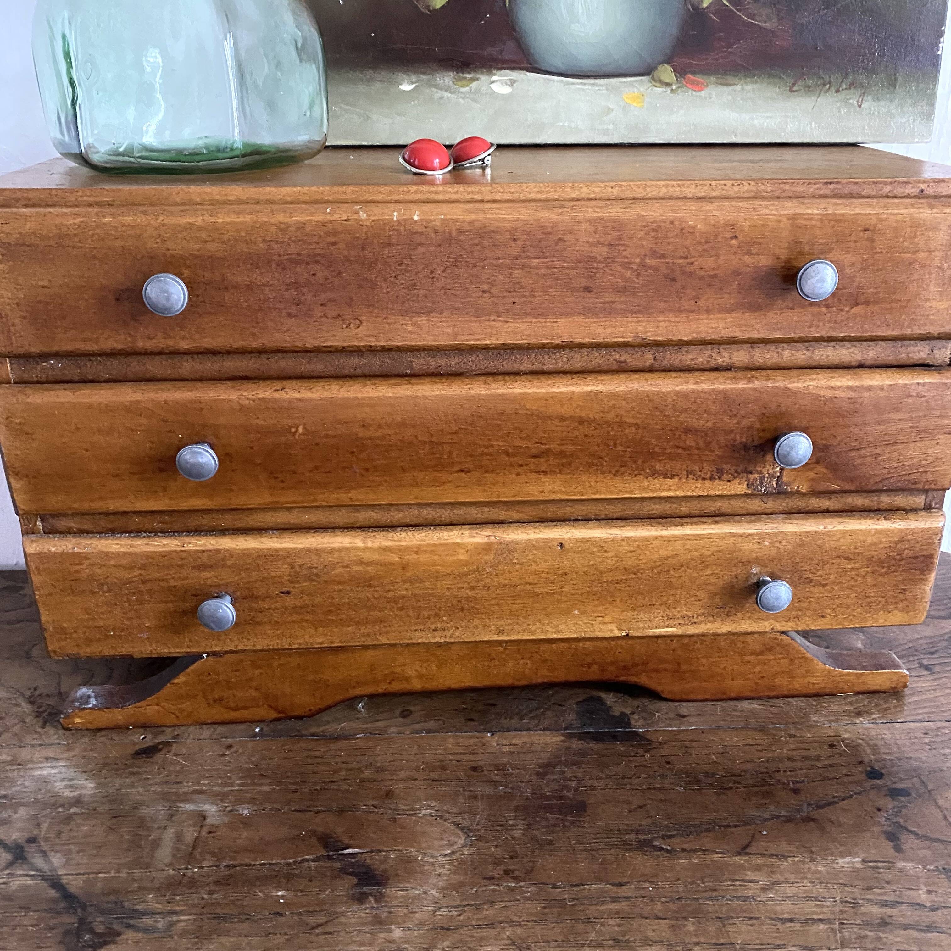 Small piece of furniture with drawers from the 50s and 60s