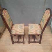 Paire de chaises d'époque Louis XIII