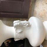Elephant stucco vase