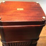 English-style mahogany desktop recycle bin