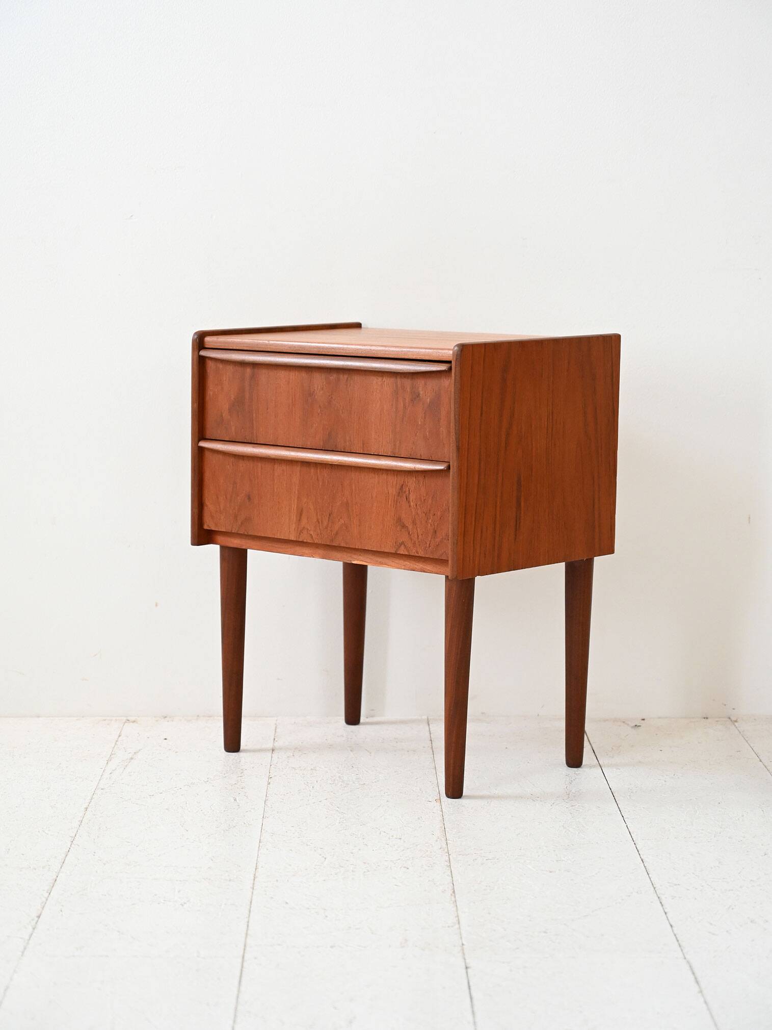 Vintage Danish teak nightstand from the 60s