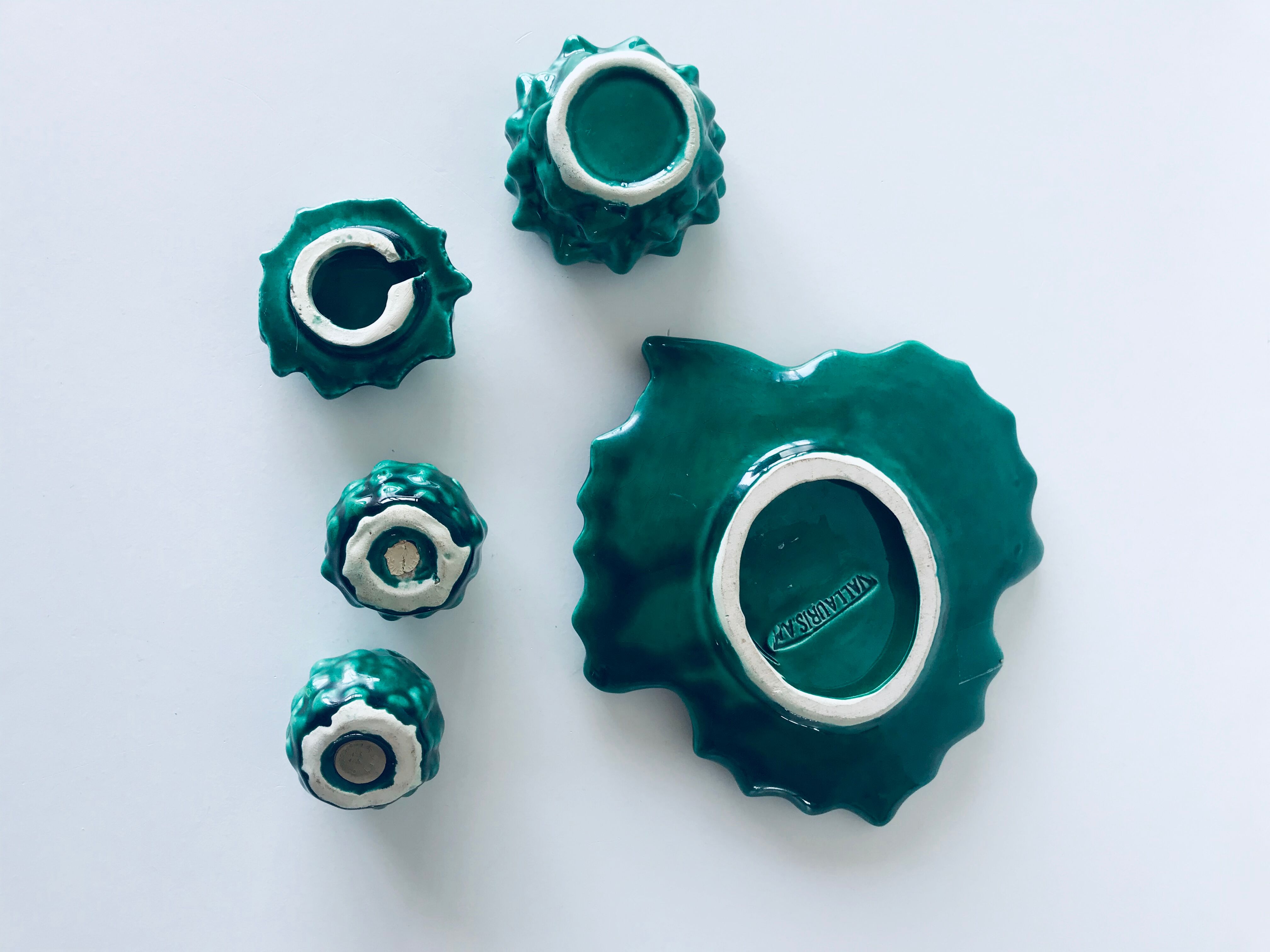 Vallauris "chestnuts" set