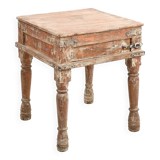 Bedside table in weathered wood