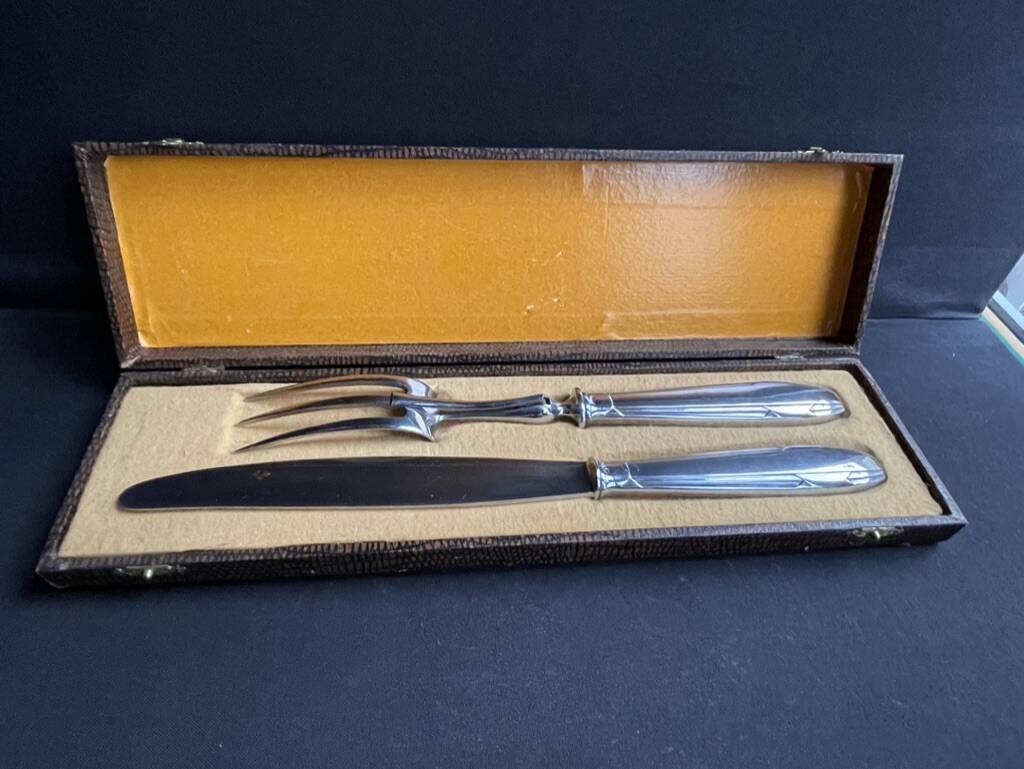 Serving cutlery in Apollonox case – Art Deco