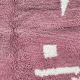 Traditional handwoven beni ourain rug size 140 x 260 cm