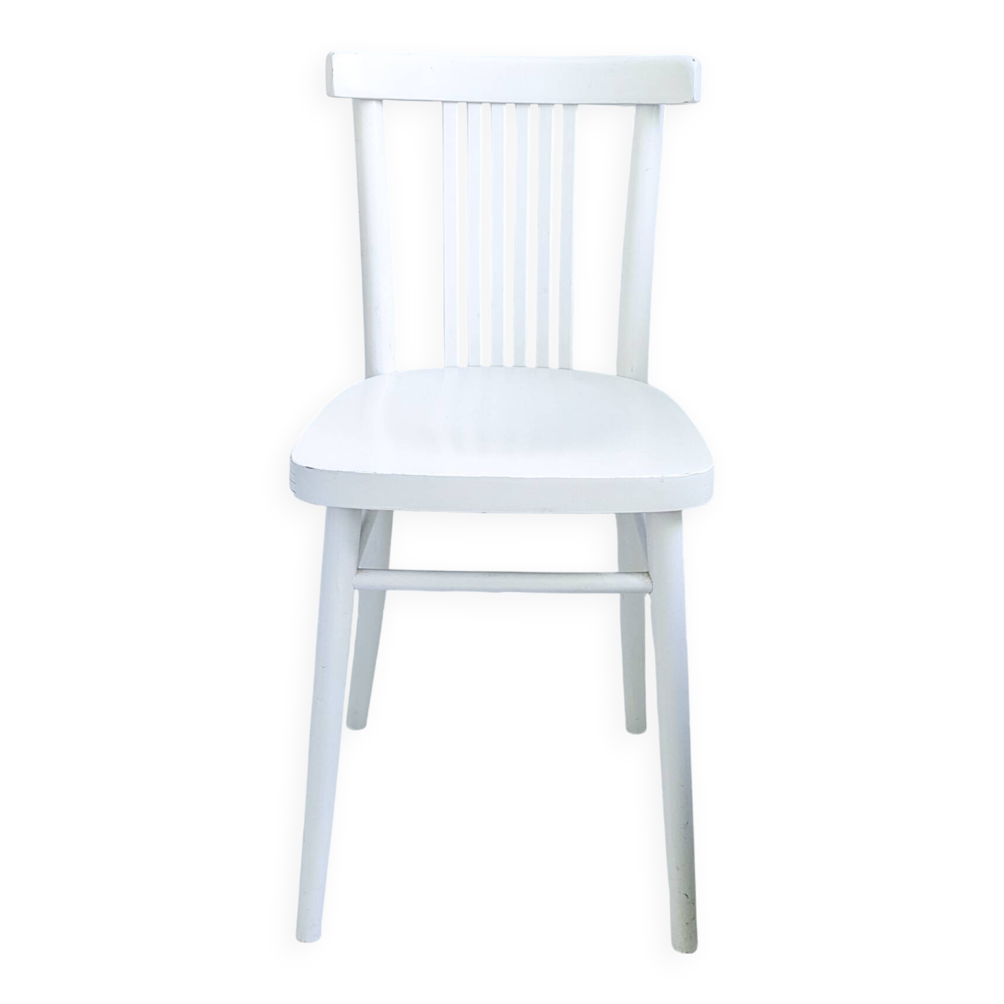 Chaise bistrot vintage bois courbé, style café viennois classique années 60