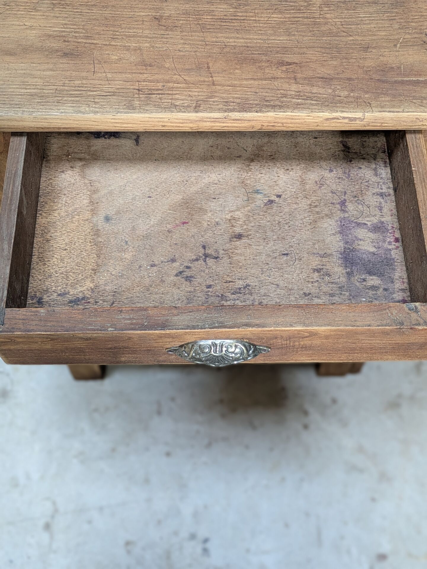 Bureau comptoir ancien