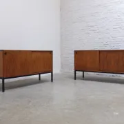 Pair of sideboards by Hans Hove & Palle Petersen for Christian Linneberg, 1960s