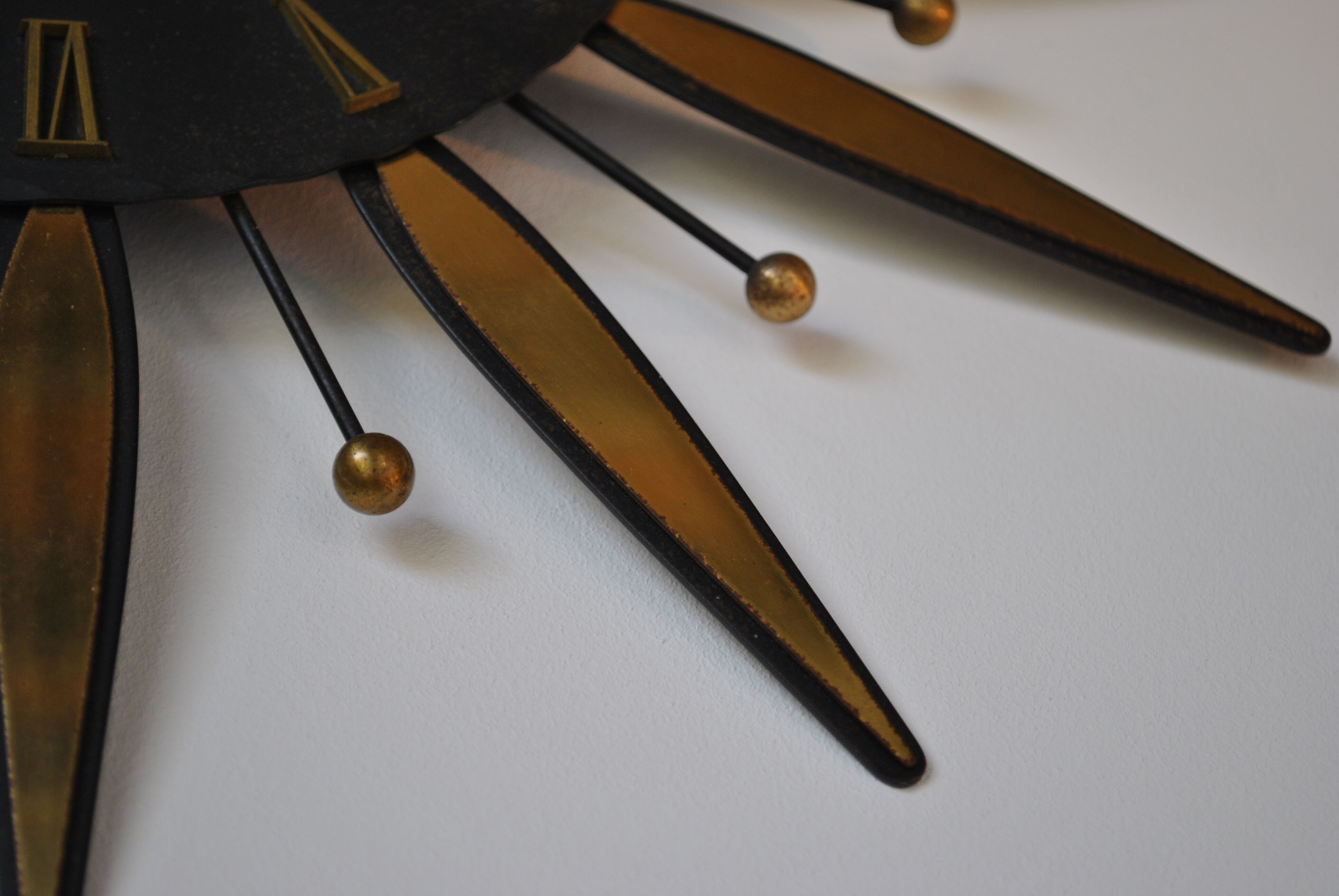 Vintage sun clock 1960