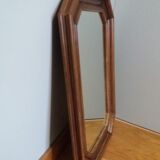 Octagonal mirror 58 x 38 moulded wood frame