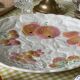 9 dessert plates and 1 barbotine dish from Sarreguemines