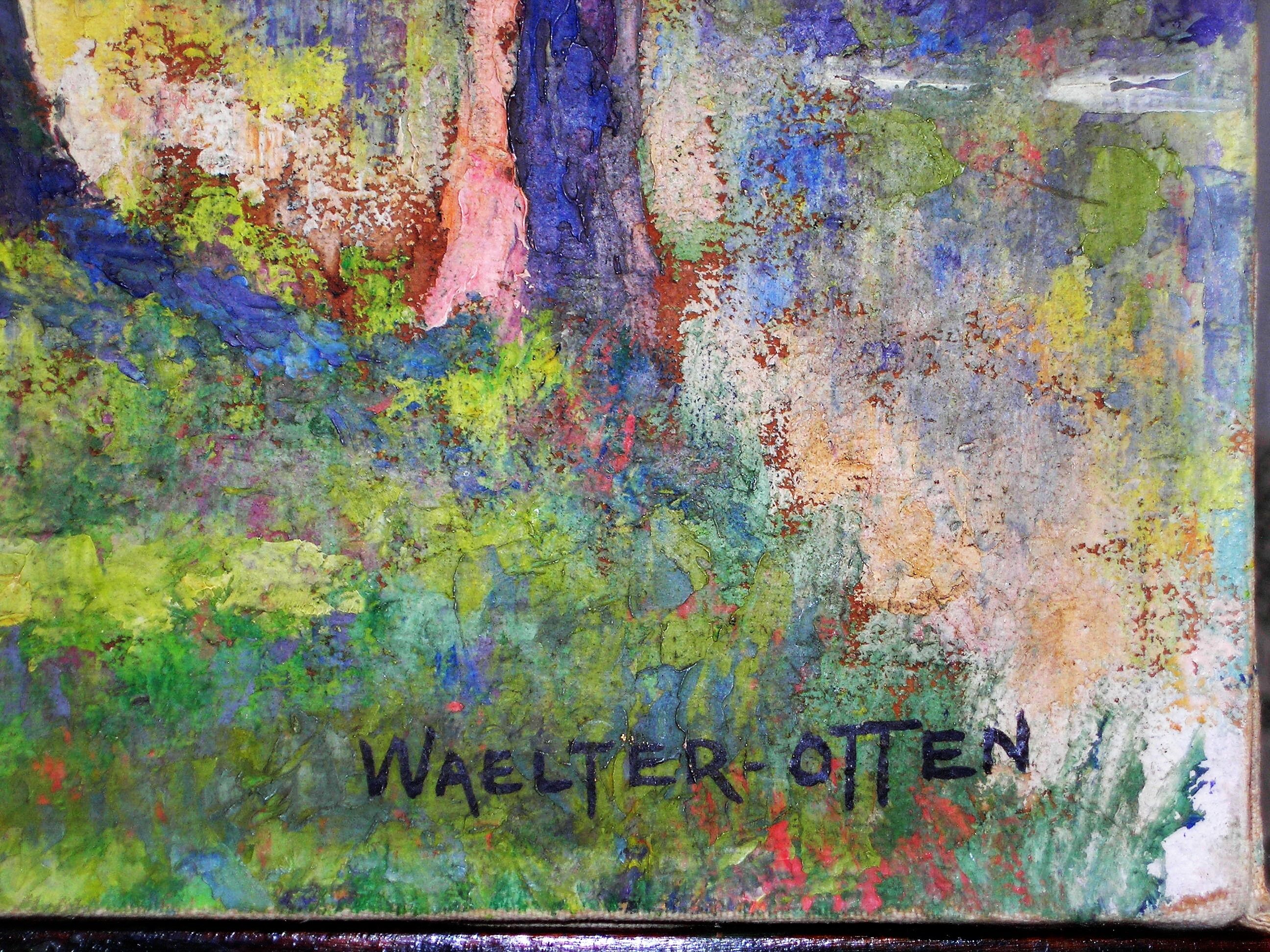 Landscape "Riverside" of Waelter-Otten 1897-1972