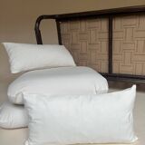 Two-seater rattan bench