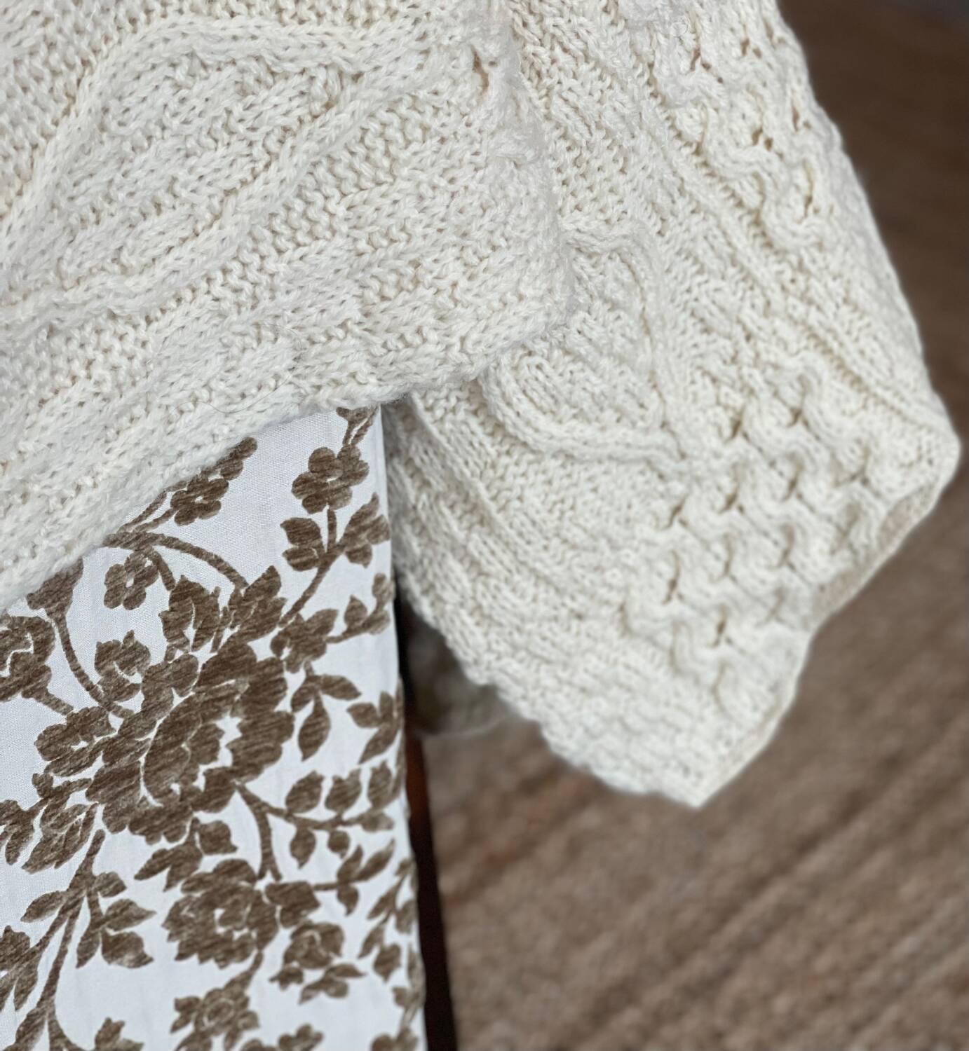 Pure natural wool English blanket