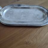 Silver metal tray