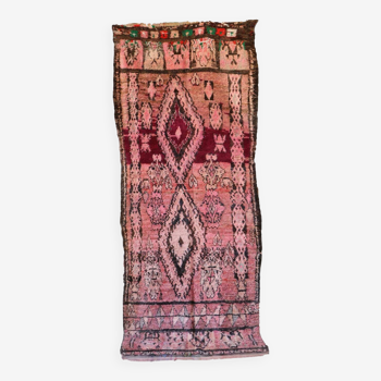 Boujad. tapis marocain vintage, 150 x 371 cm