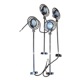 4 adjustable chrome Mole Richardson spotlights