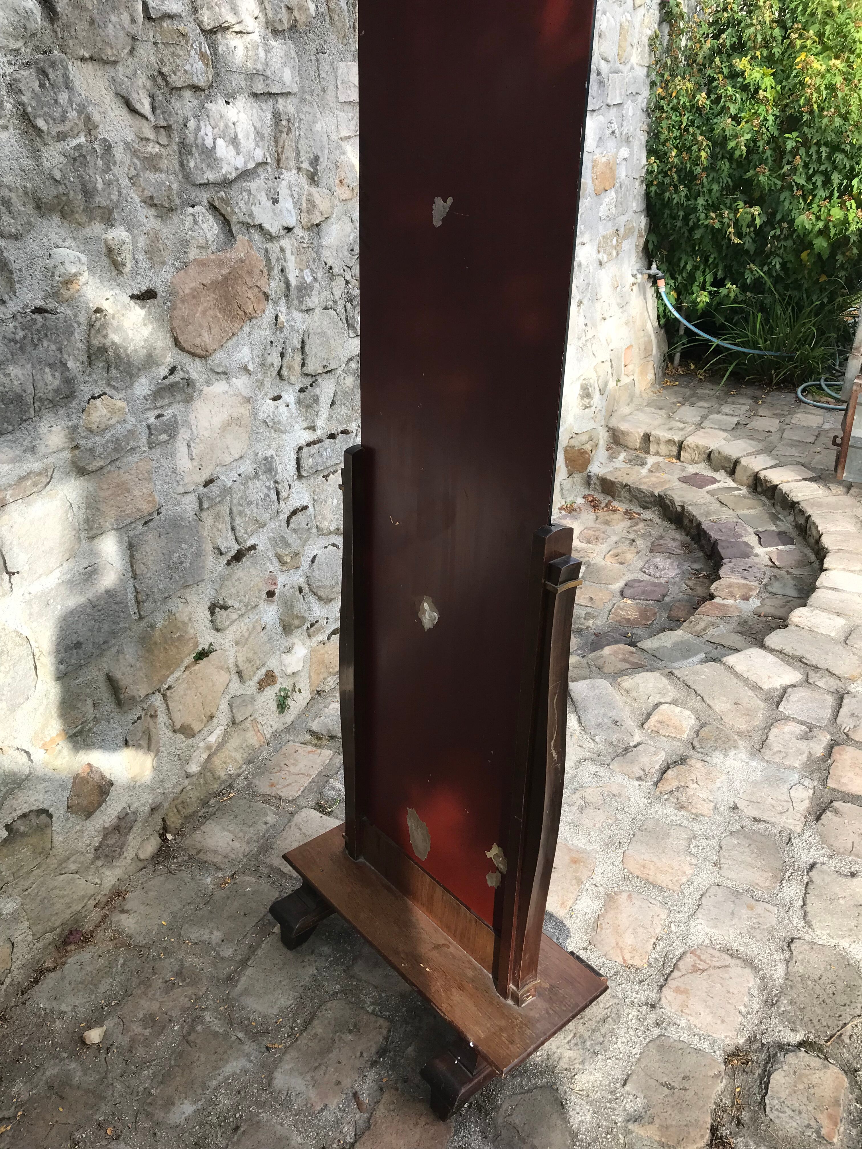 Art Deco freestanding mirror