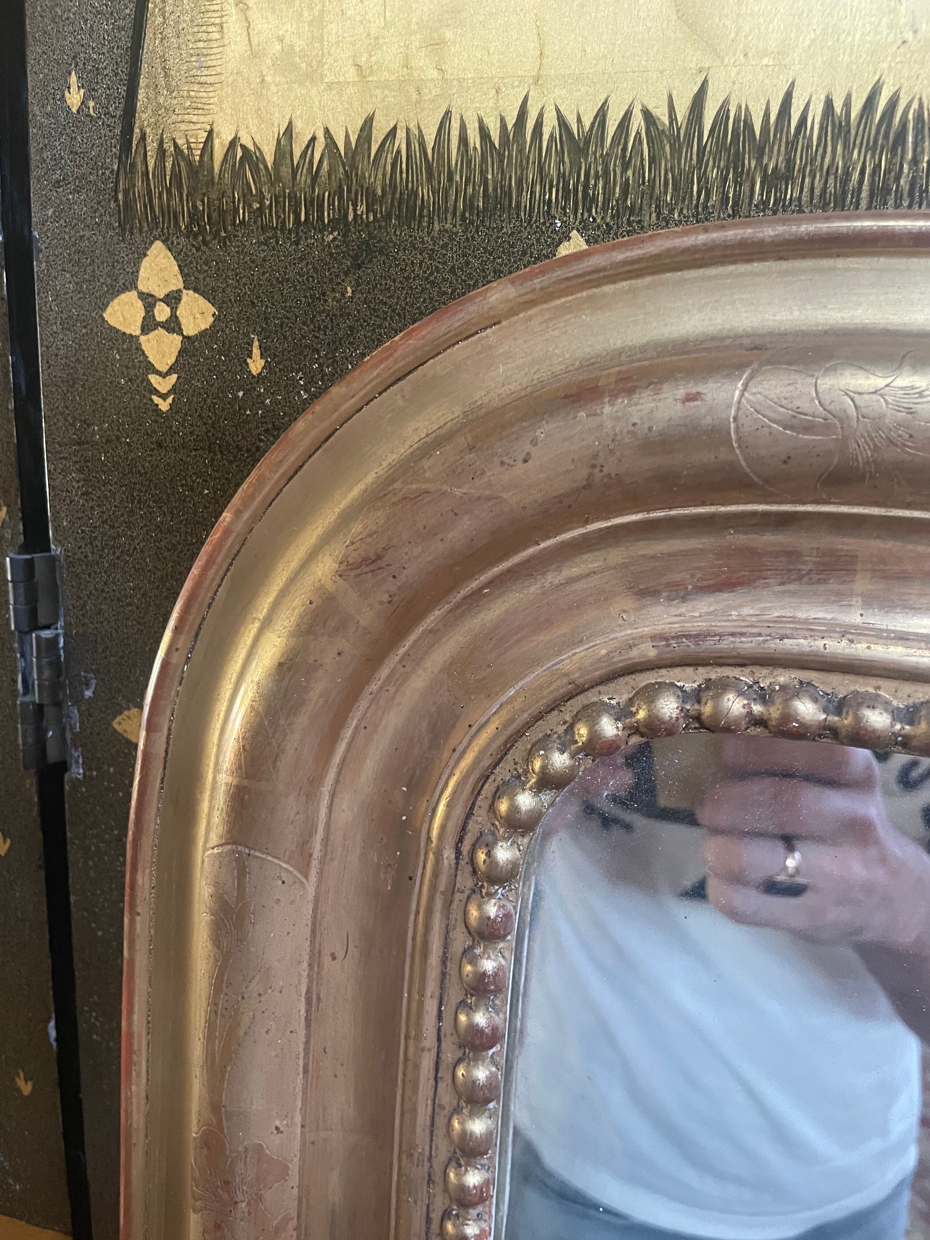Louis Philippe era mirror 100x69cm