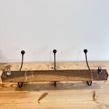 Wood and metal hooks