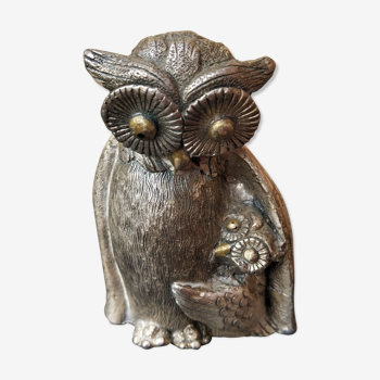 Peltro Italy vintage protective owl