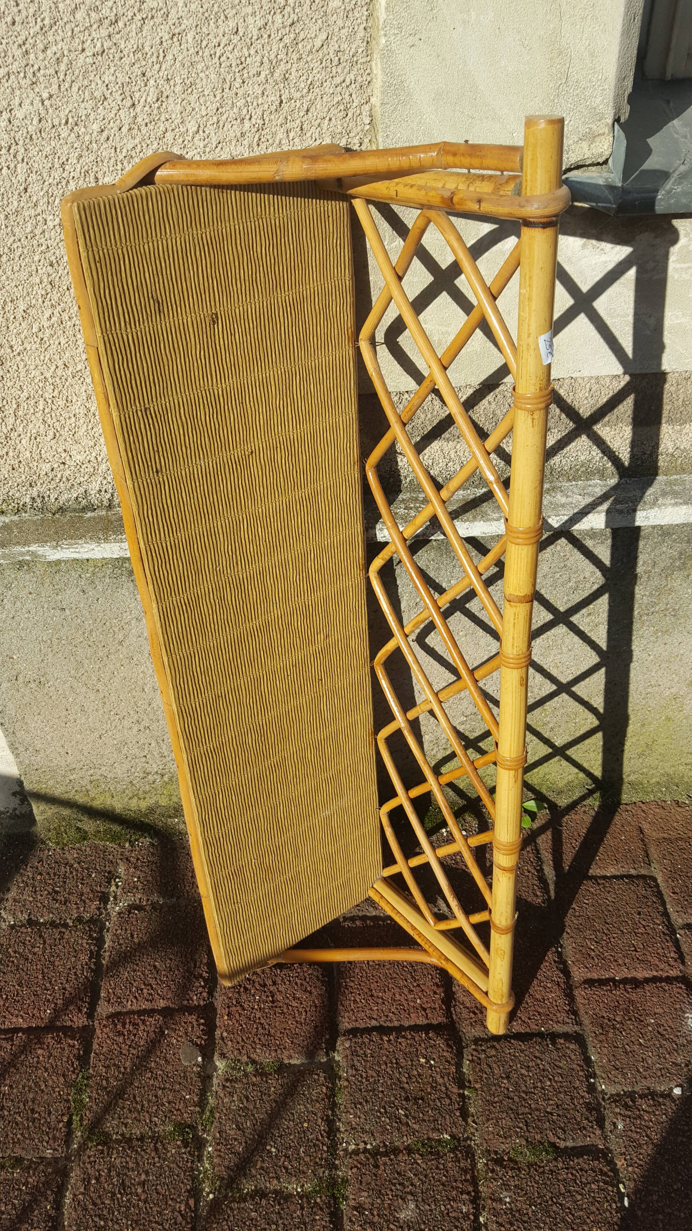 Small rattan shelf