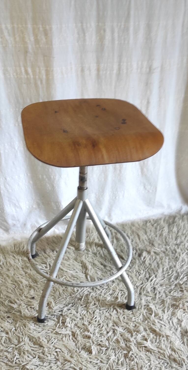 Vintage workshop stool - 50s/60s