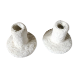 Pair of candle holders