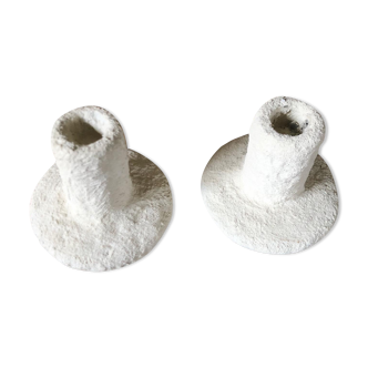 Pair of candle holders
